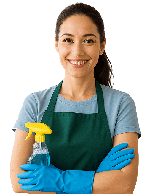 Member of our cleaning team
